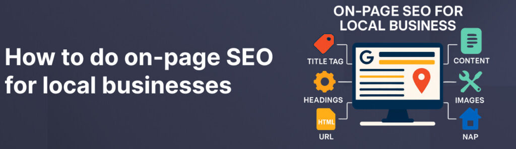 How to do on page seo for local business websites