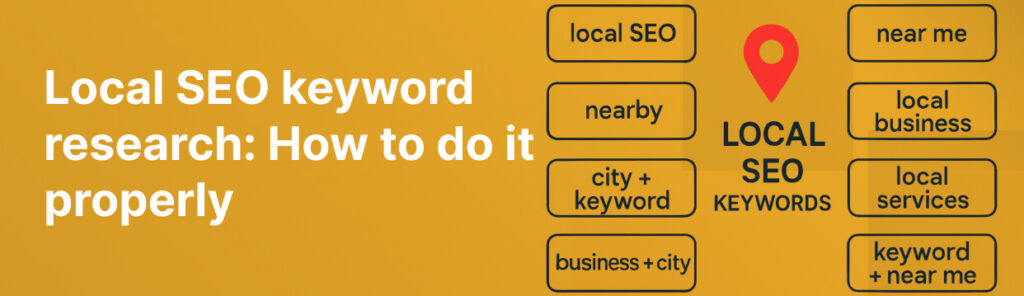 keyword research for local SEO