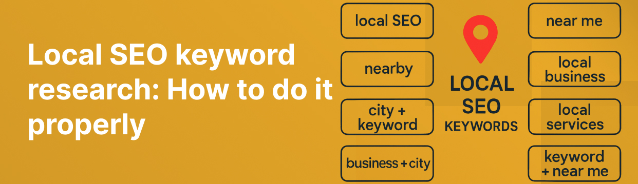 keyword research for local SEO