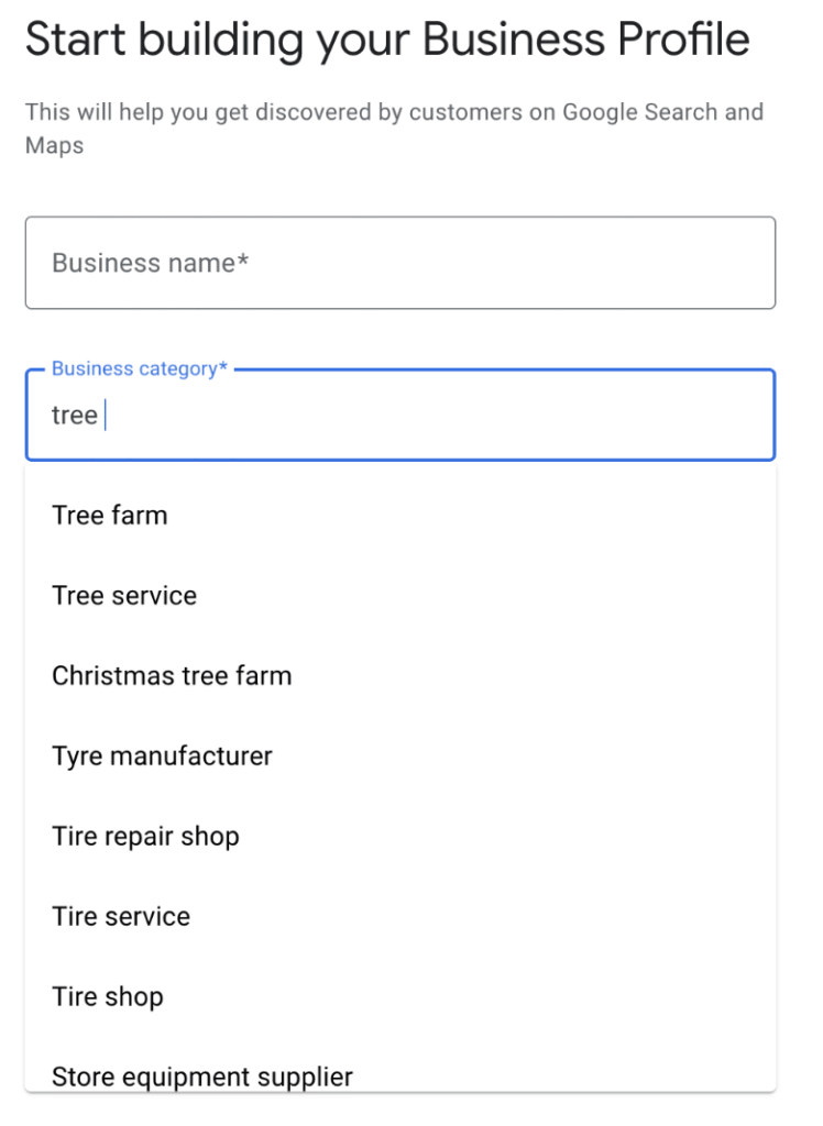 google business profile category - Paramount Digital