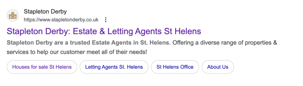 example of meta data for seo estate agents