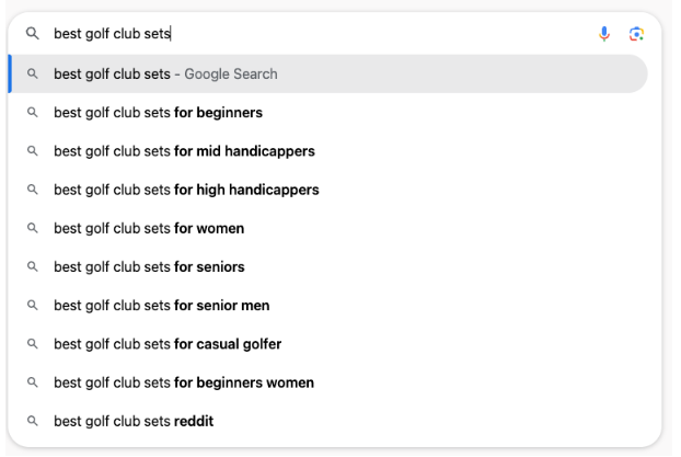 Google autocomplete for Shopify keyword research - Paramount Digital
