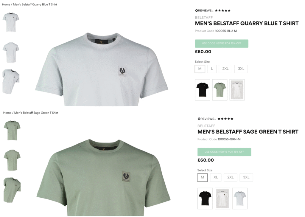 Example of how to write a product page H1
