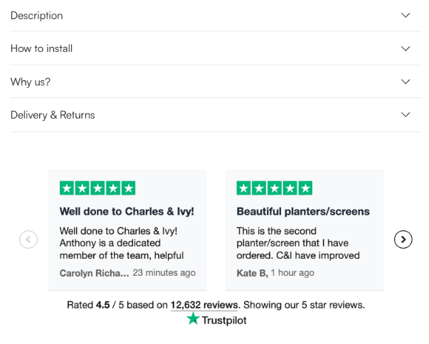 Include reviews on your Shopify product page