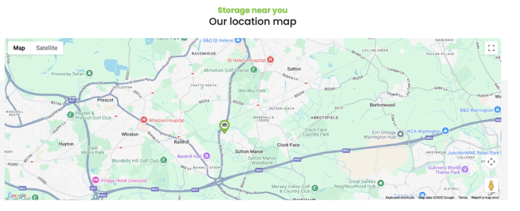 Example of a Google map result for a business doing SEO in multiple locations