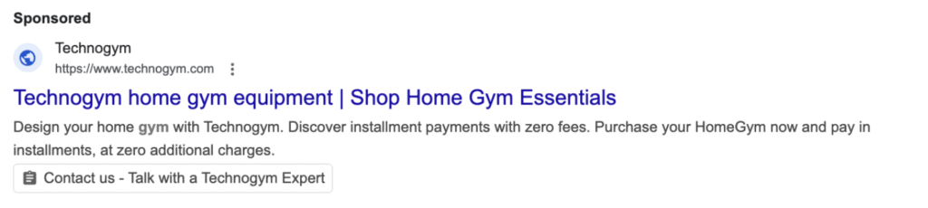 example of PPC ad copy