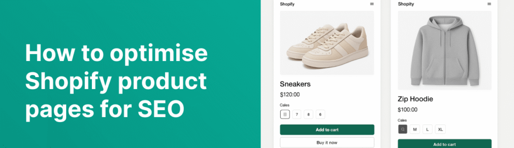 How to optimise Shopify product pages for SEO
