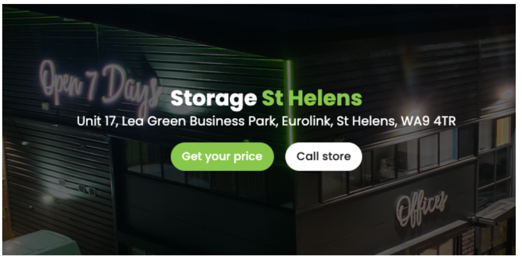 Example of including business name and address on a local seo landing page