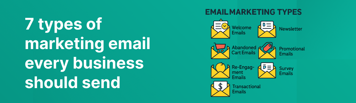 types of marketing email
