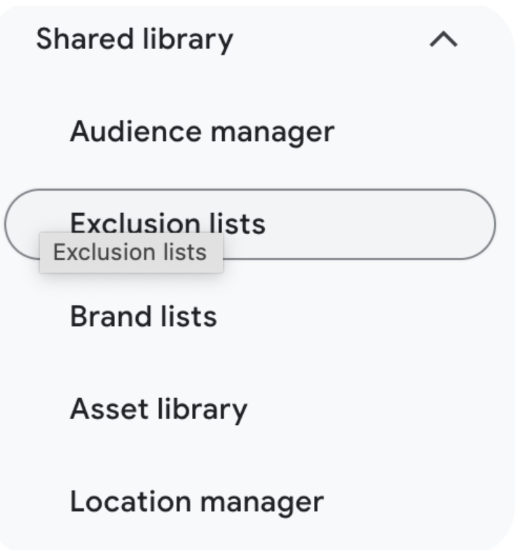 excluding audience from seeing google ad retargeting