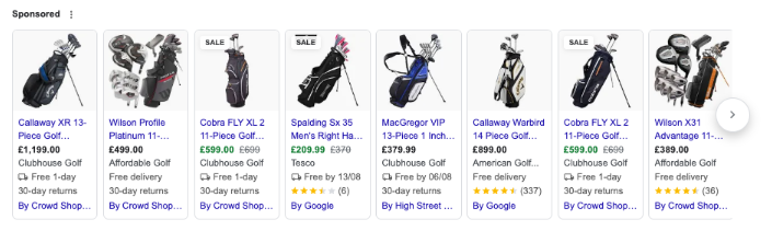 example of a ppc shopping ad
