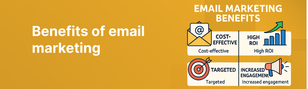 benefits of email marketing