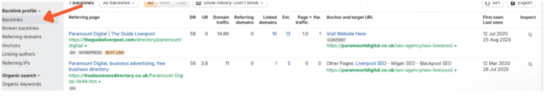 example of where to find local link opportunities