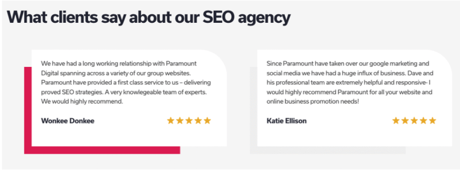 using online reviews as testimonials on your website