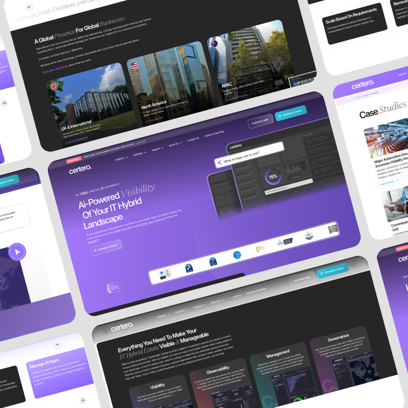 Certero Website Design