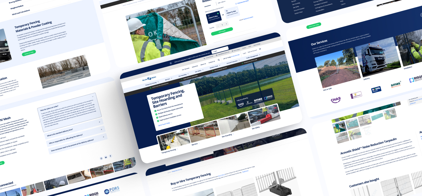 Blok 'n' Mesh Website