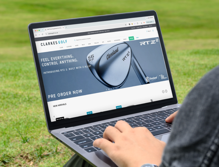 Clarkes Golf Website Preview
