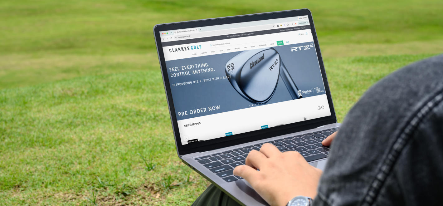 Clarkes Golf Website Preview